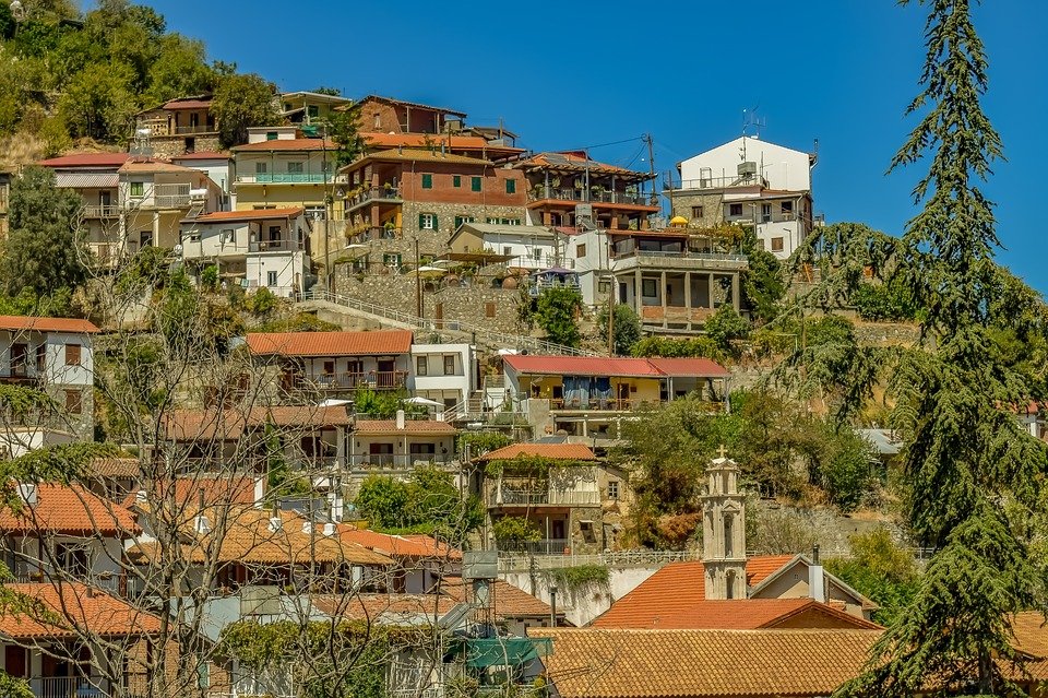 Cyprus, Kalopanayiotis, Village, Architecture, Houses