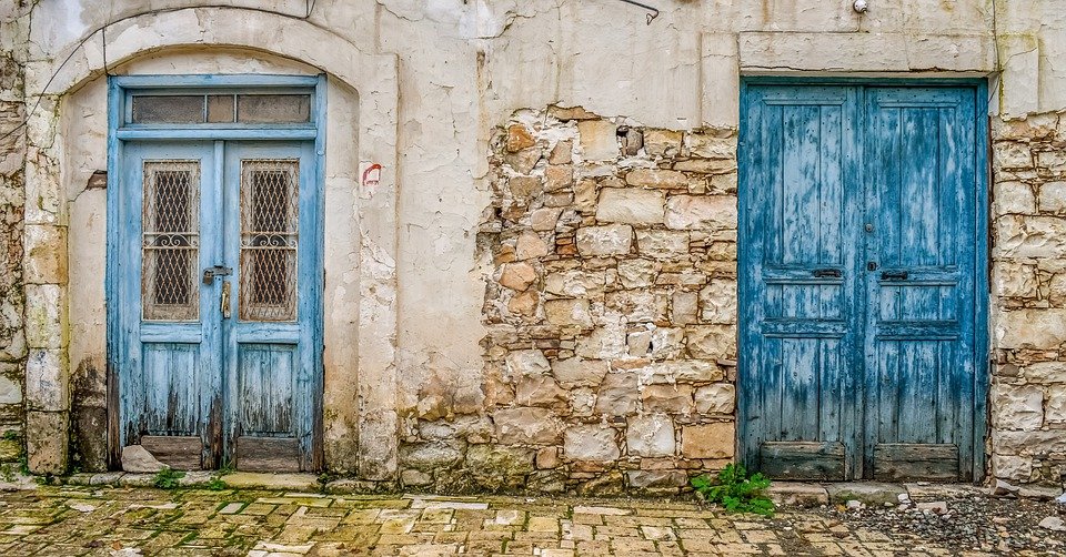 Doors, Façade, Old House, Architecture, Traditional