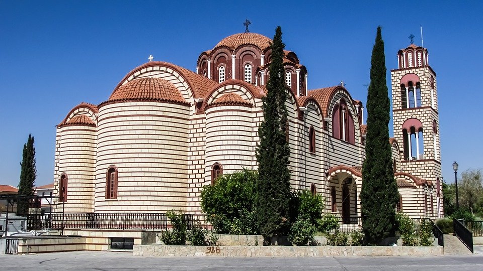 Cyprus, Aradippou, Ayios Fanourios, Church, Orthodox