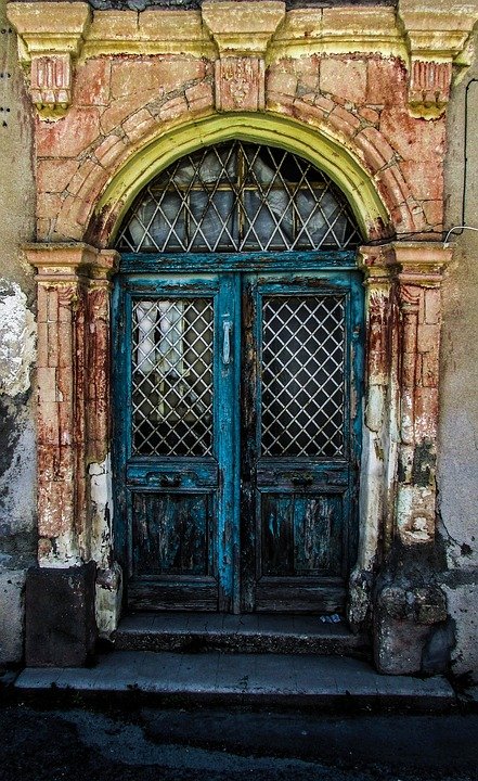 Cyprus, Aradippou, Old House, Entrance, Door