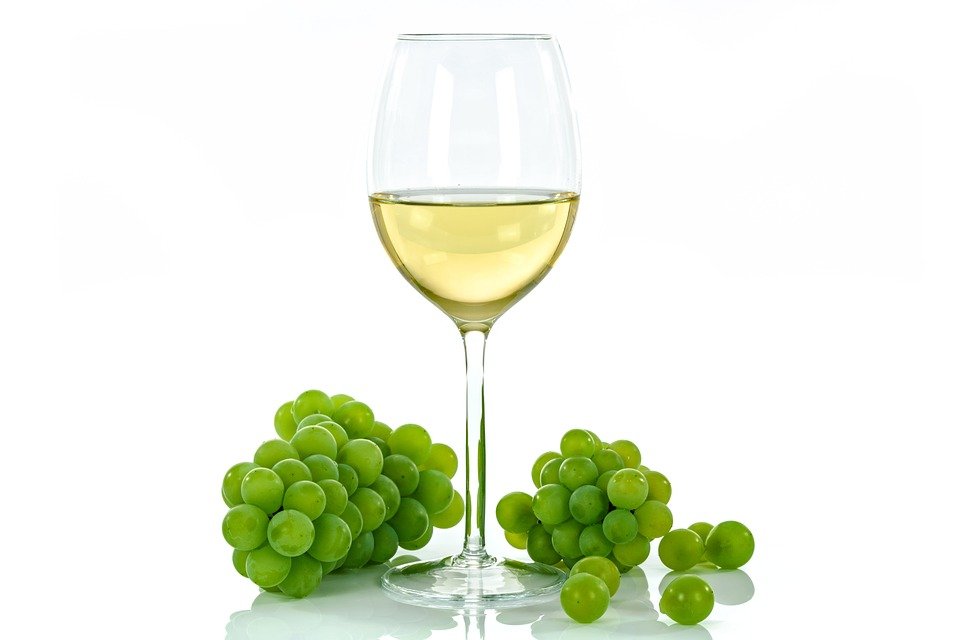 White Wine, Cup, Glass, Isolated, The Background