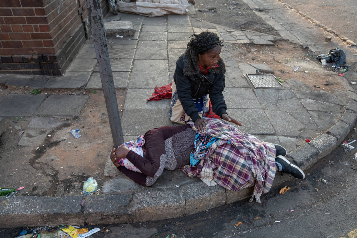 Aftermath Of Fire In Johannesburg