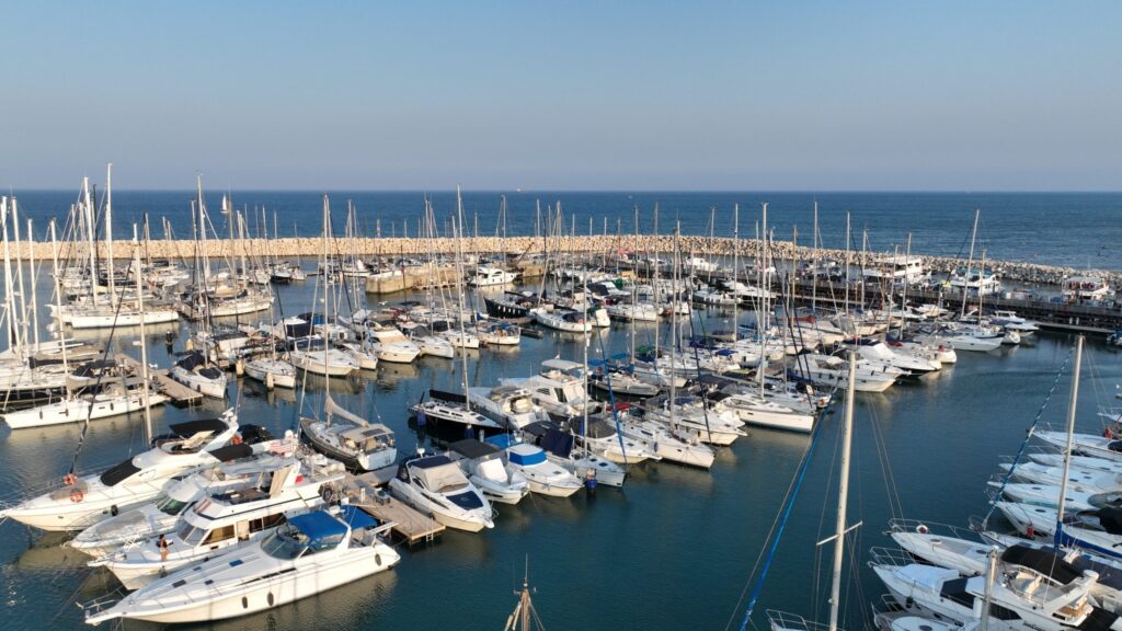 The existing Larnaca marina