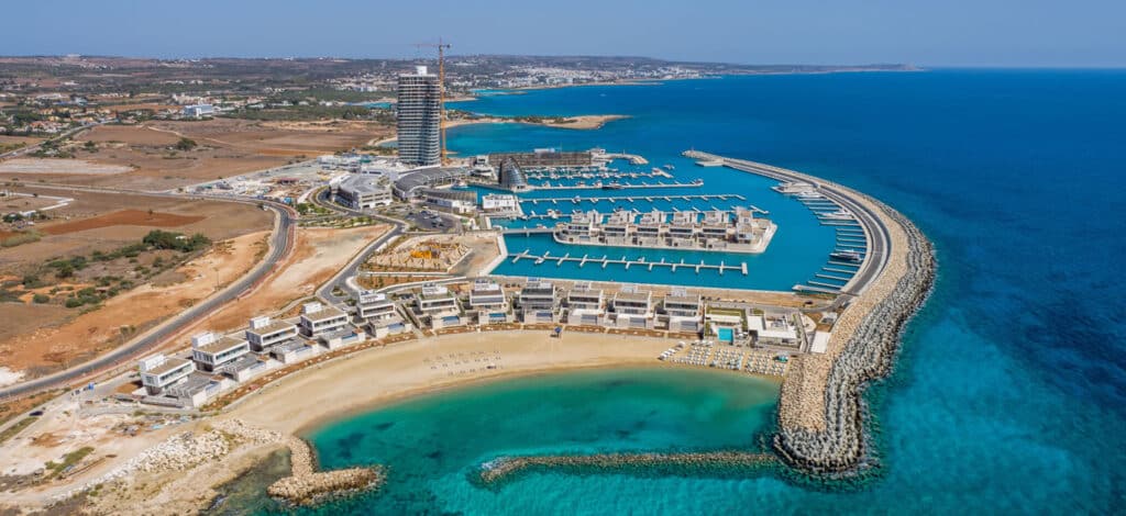 The present stage of the Ayia Napa marina