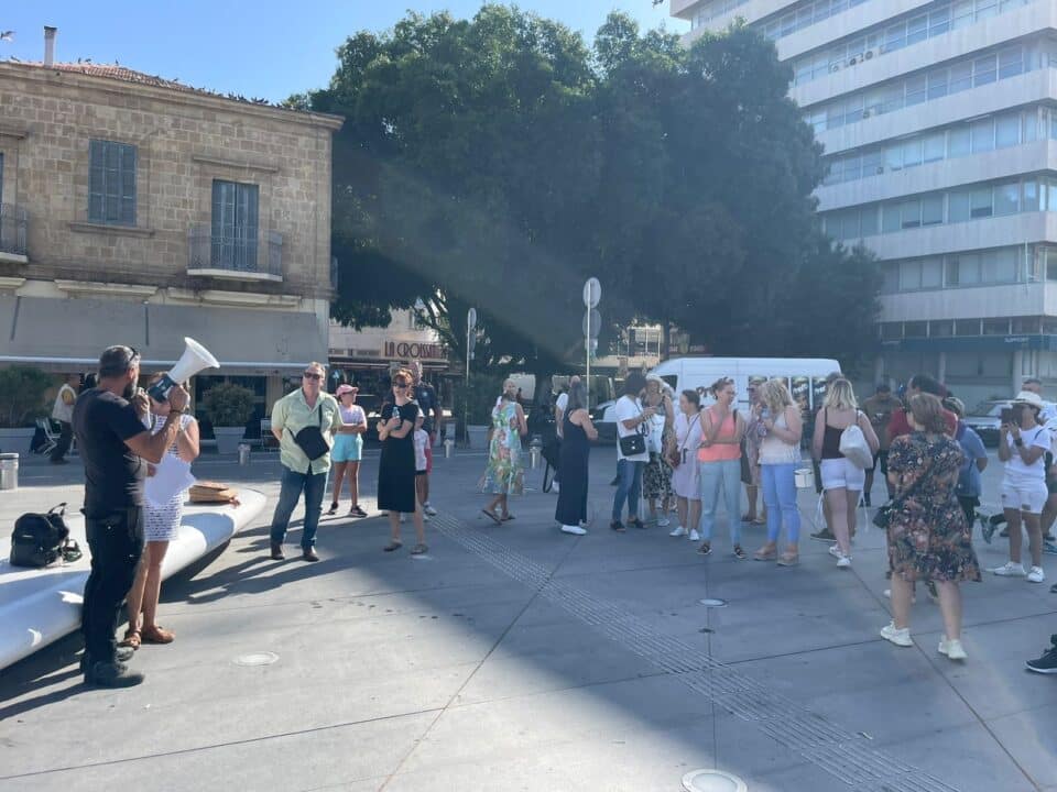 feature kyriacos the protest at eleftheria square last month