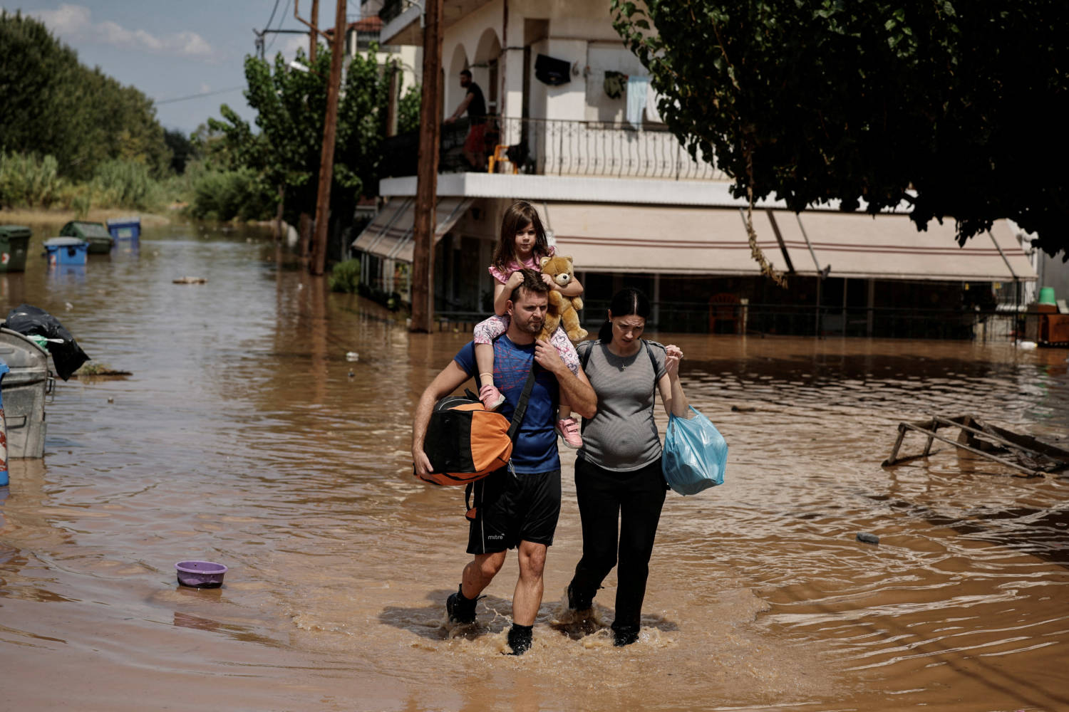 Aftermath Of Storm "daniel", In Central Greece