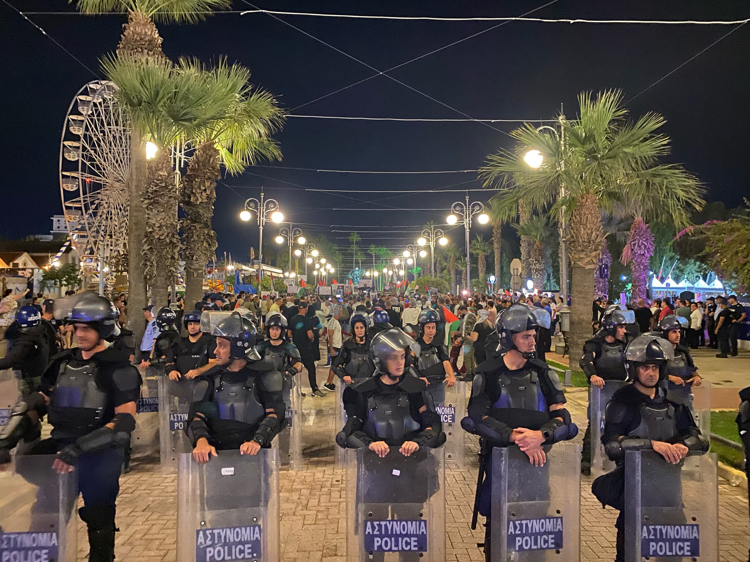 Πορεία αλληλεγγύης στο λαό της Παλαιστινης στη Λάρνακα