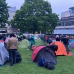 Students erect pro-Palestinian camp at Ireland’s Trinity College