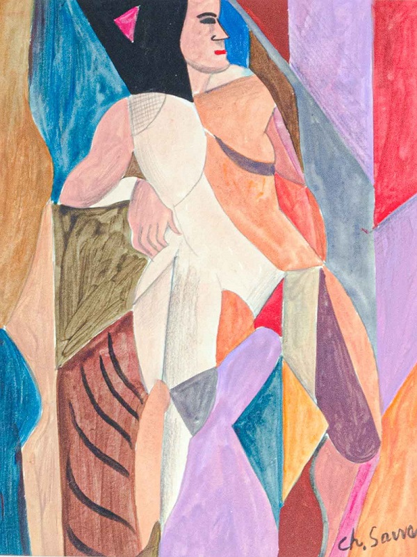 Christoforos Savva Study In Nude