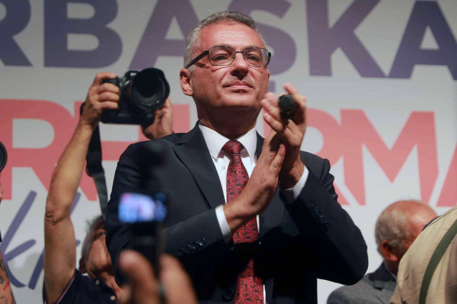 Erhurman Election Victory October 19. Mattpress George Christophorou