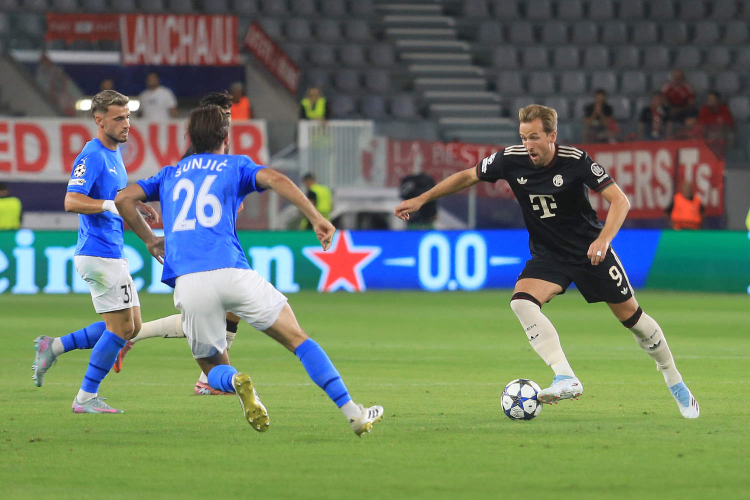 September 30, 2025. Pafos Fc Against Bayern In Limassol Alphamega Stadium Champions League. Mattpress George Chris