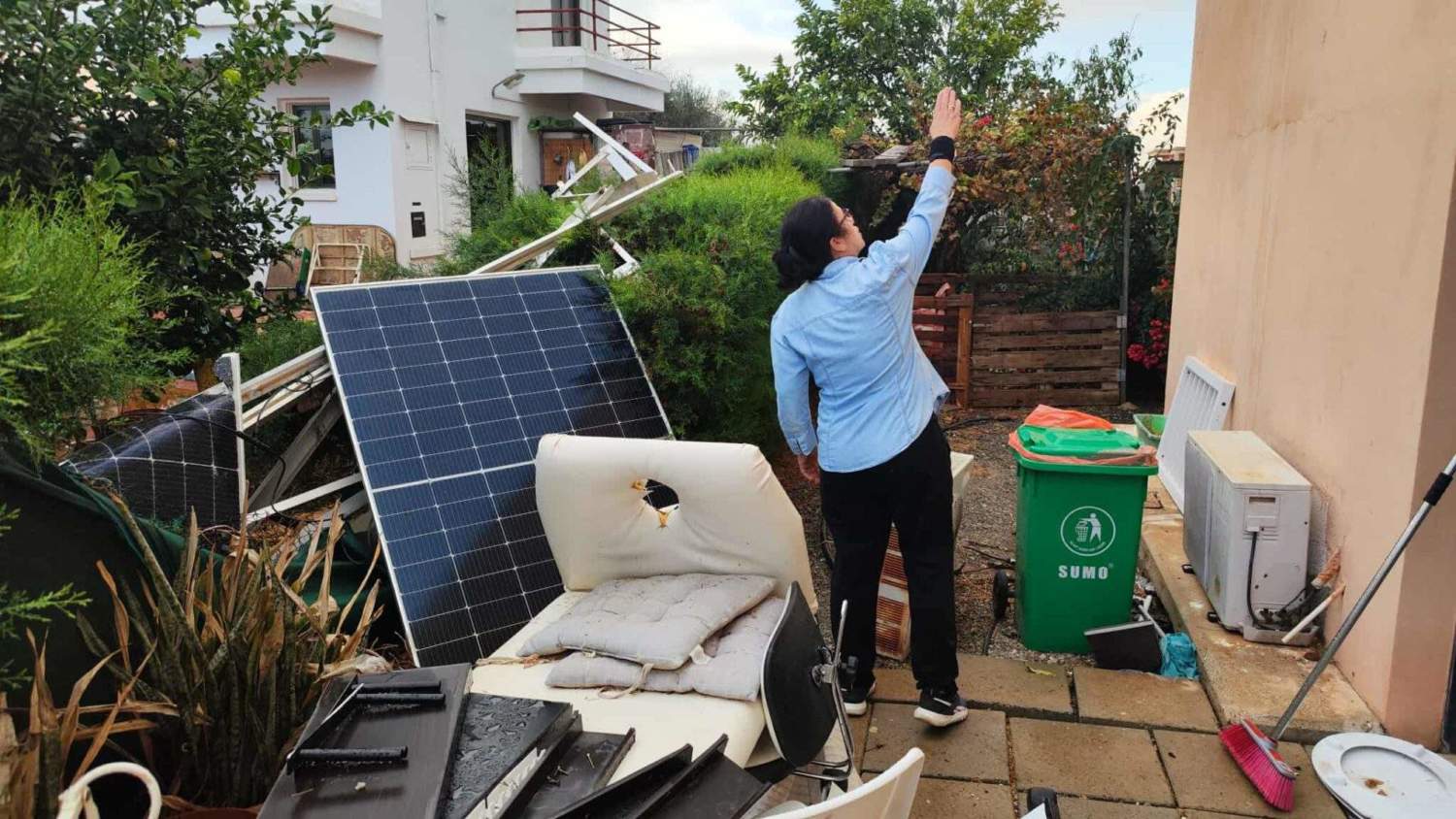 Tornadou Hits Avgorou Community Causing Damages To Homes. November 25, 2025. Natasa Christoforou.