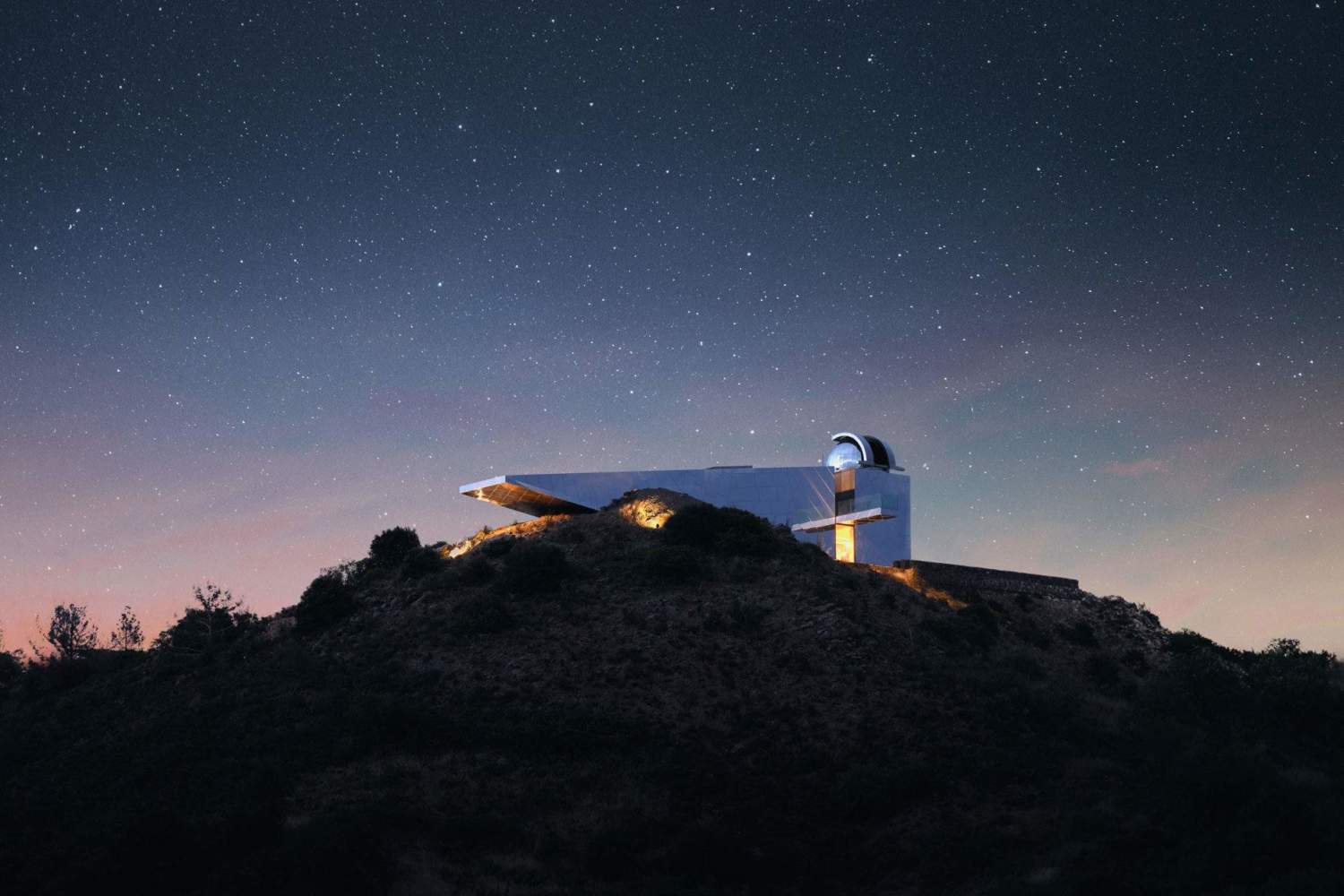 Troodos Space Observatory. Picture Published By Cyprus News Agency On April 4