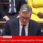 UK’s bases in Cyprus not being used by US bombers, Starmer says