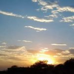 Patchy cloud cover to bring rain to the mountains on Friday