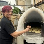 The smell of flaounes filled Tala village centre on the last day of school