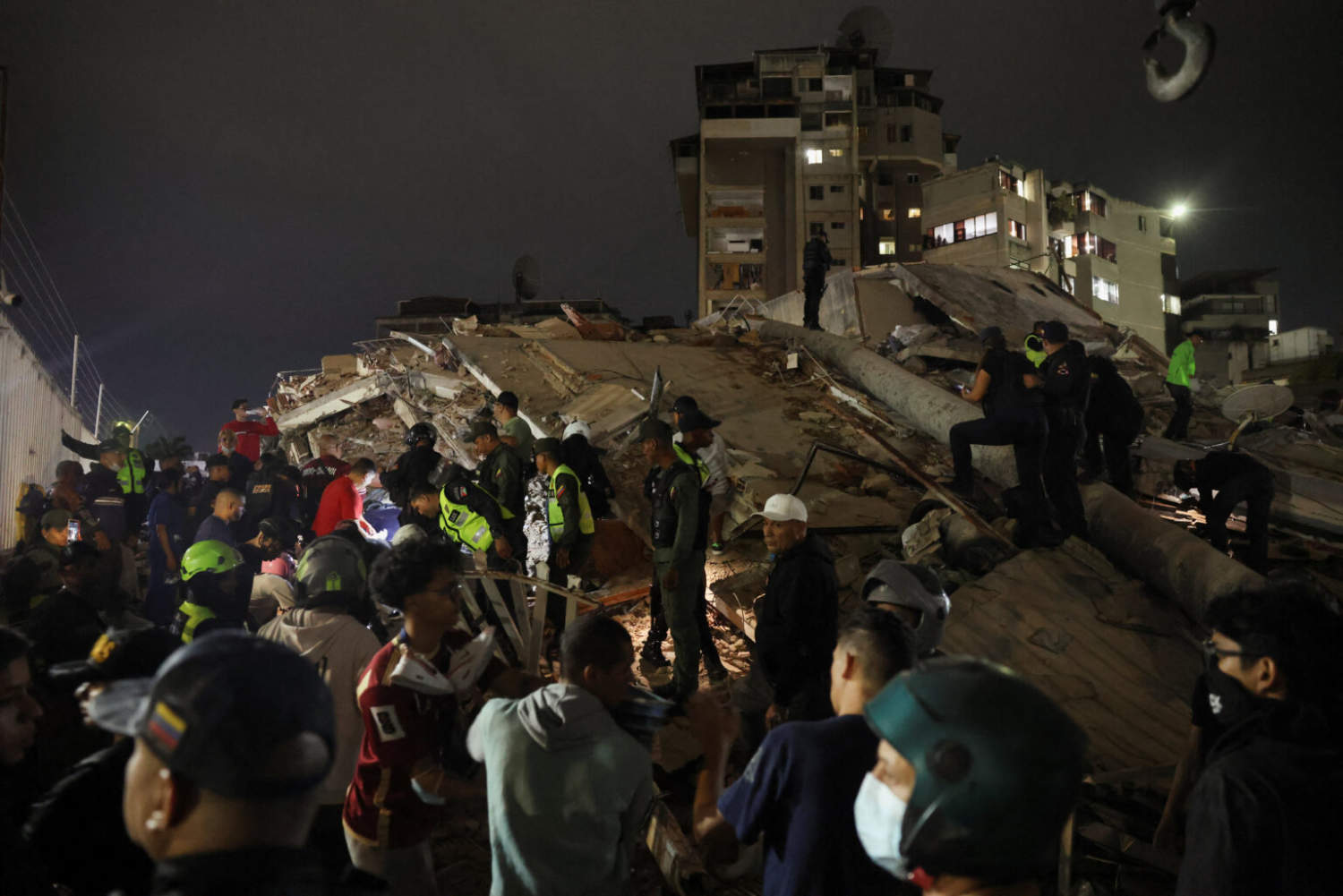 Aftermath Of An Earthquake In Caracas