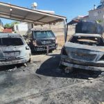 Arson confirmed after car fire in Aradippou destroys one vehicle and damages two others
