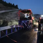 Turkey bus crash: Eight killed as vehicle catches fire in Denizli