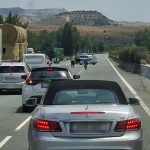 Nicosia-Larnaca motorway reopens after fire extinguished (photos+videos)