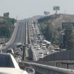 Nicosia-Limassol highway shut both ways after truck overturns, spills gravel (videos)