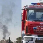 Nicosia Strovolos Truck Fire Electrical Mechanical Problem