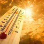 Yellow warning issued as temperatures reach 40C